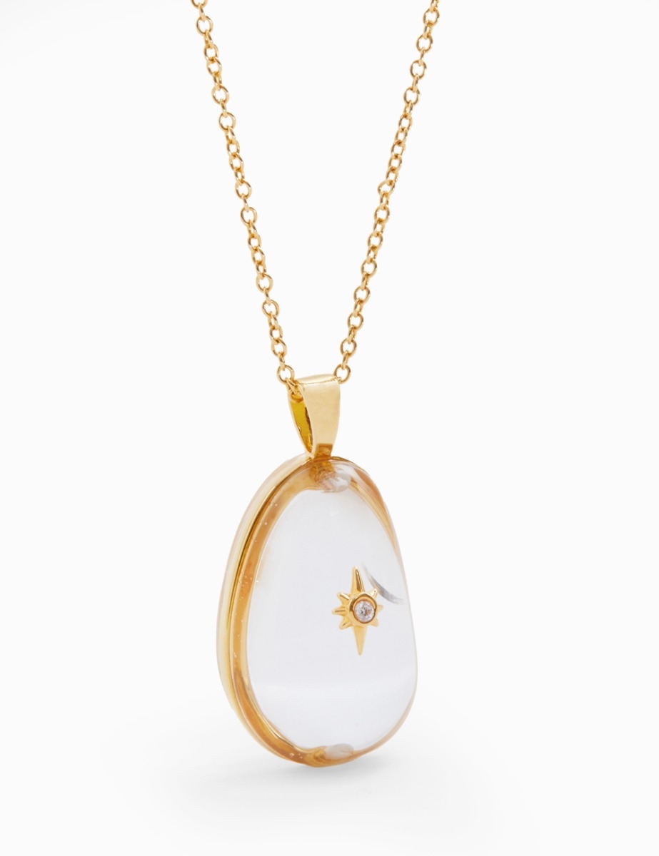 Crystal Pebble Necklace