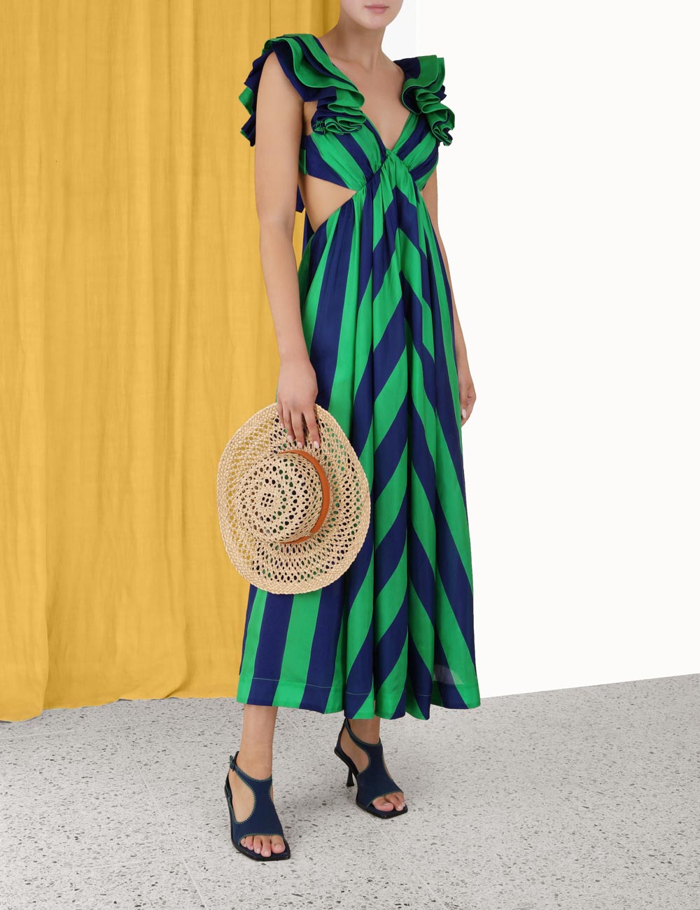 Tiggy Frill Shoulder Dress 