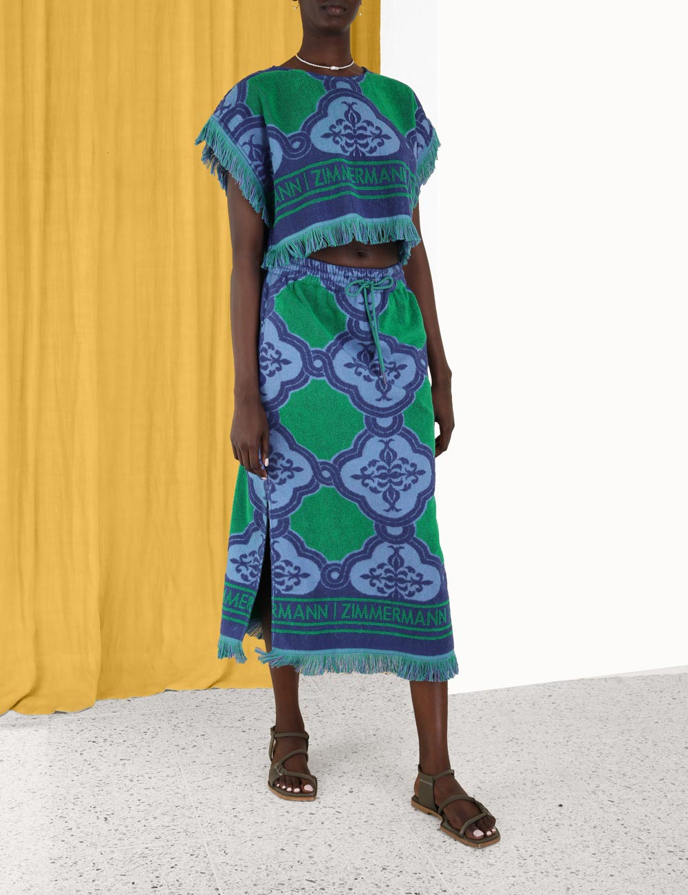 Tiggy Terry Drawstring Skirt