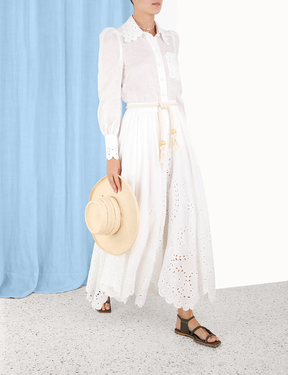 Clover Embroidered Blouse