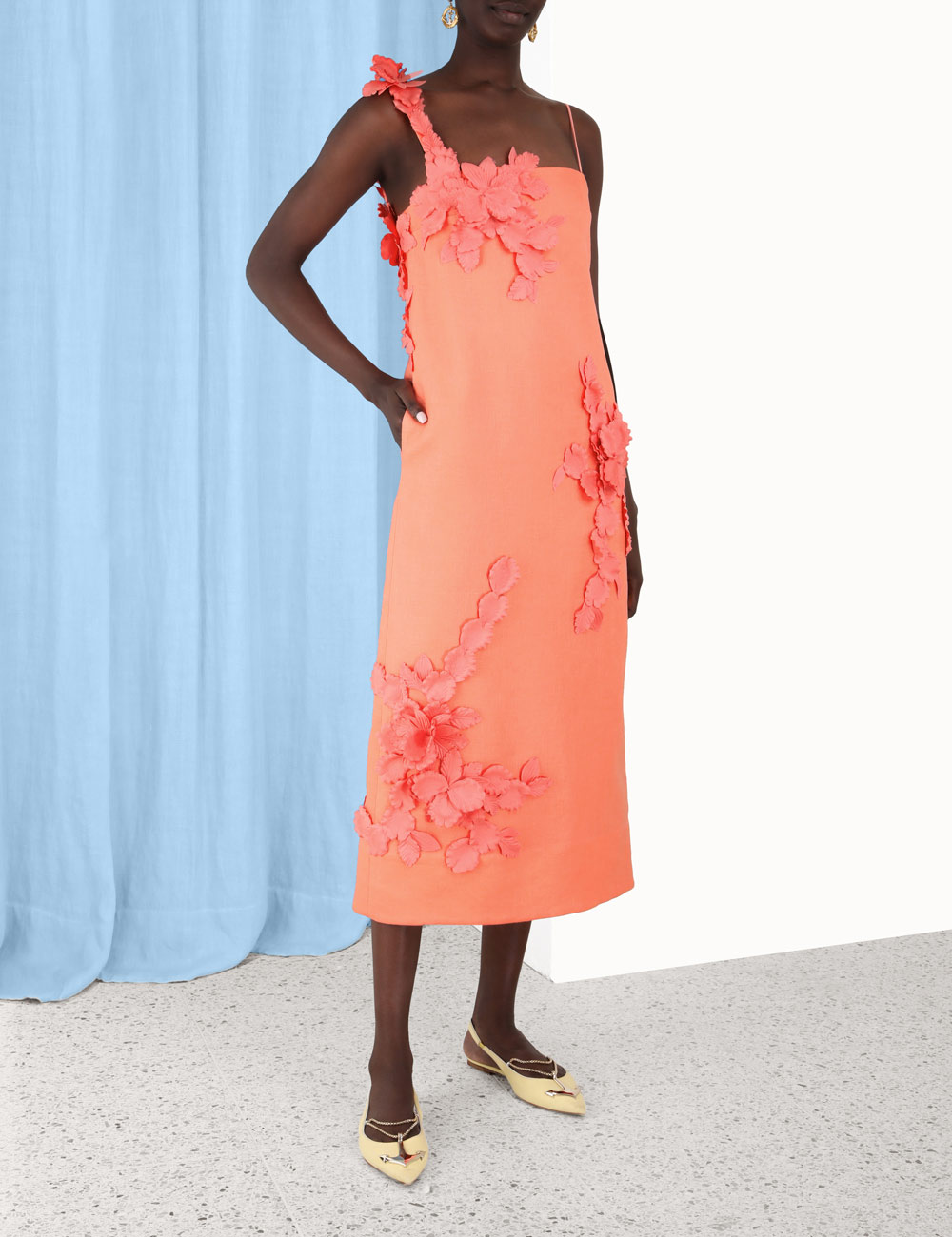 High Tide Lift off Flower Midi