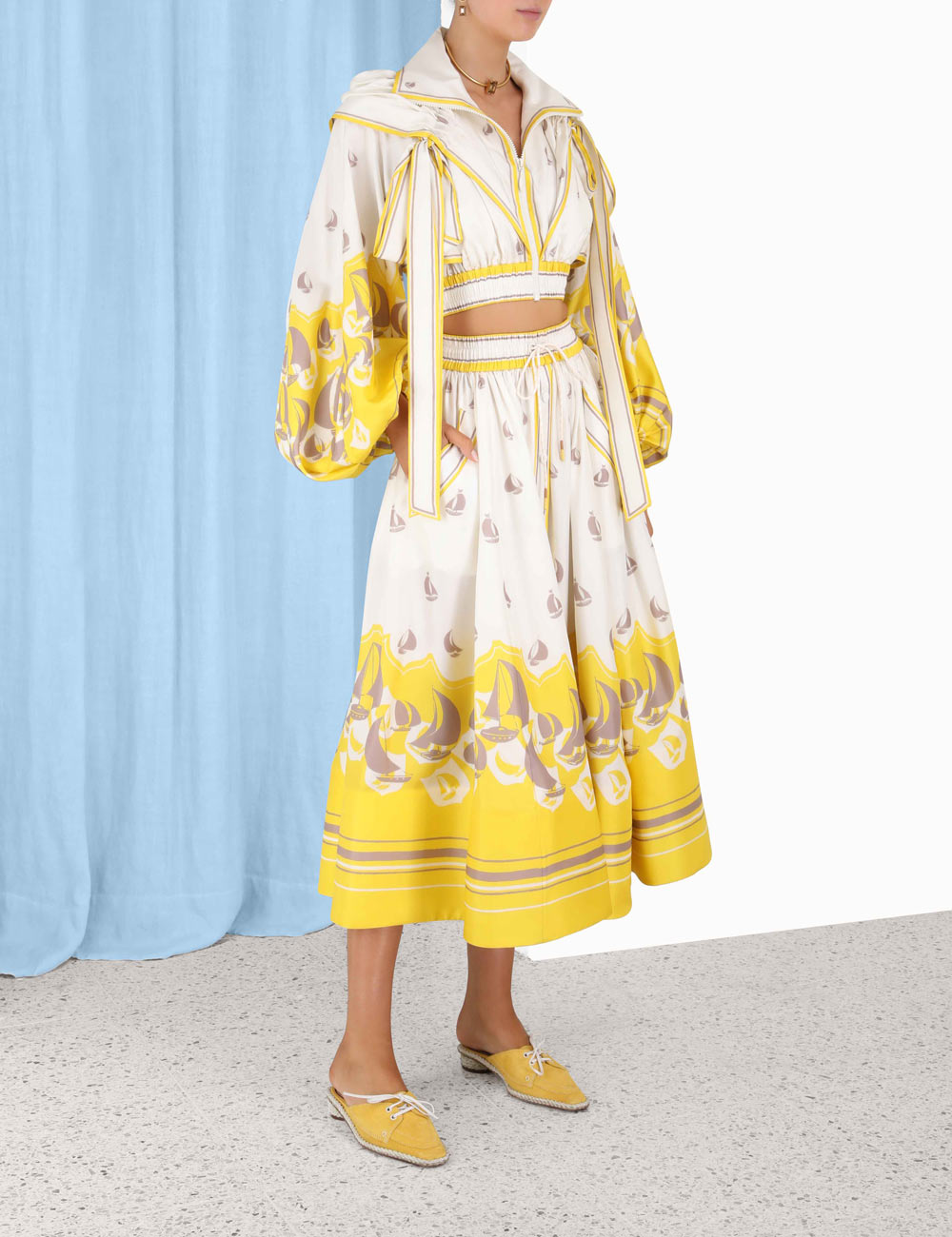 High Tide Gathered Skirt
