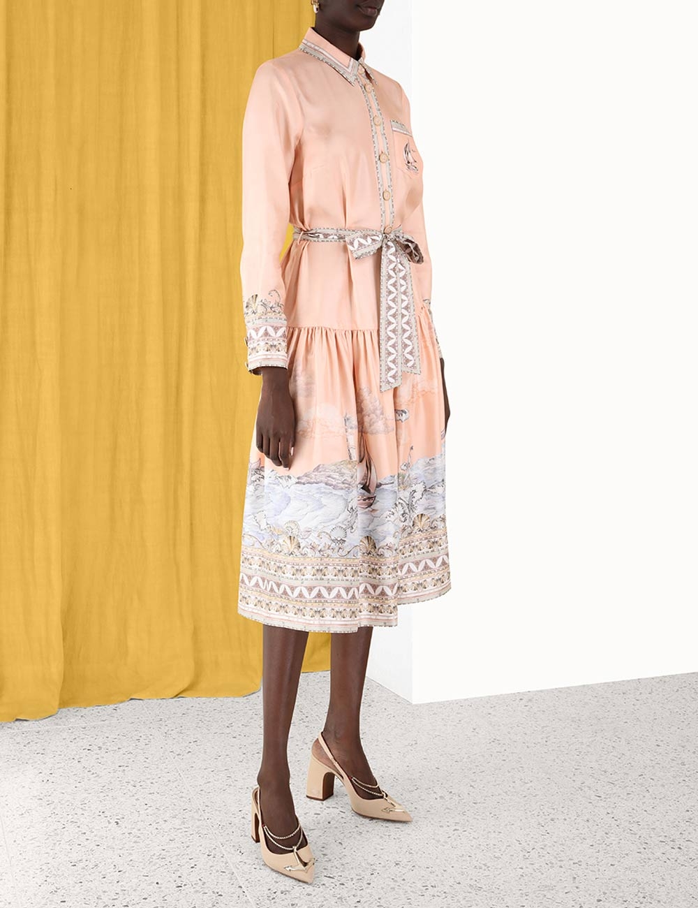 High Tide Shirt Midi Dress