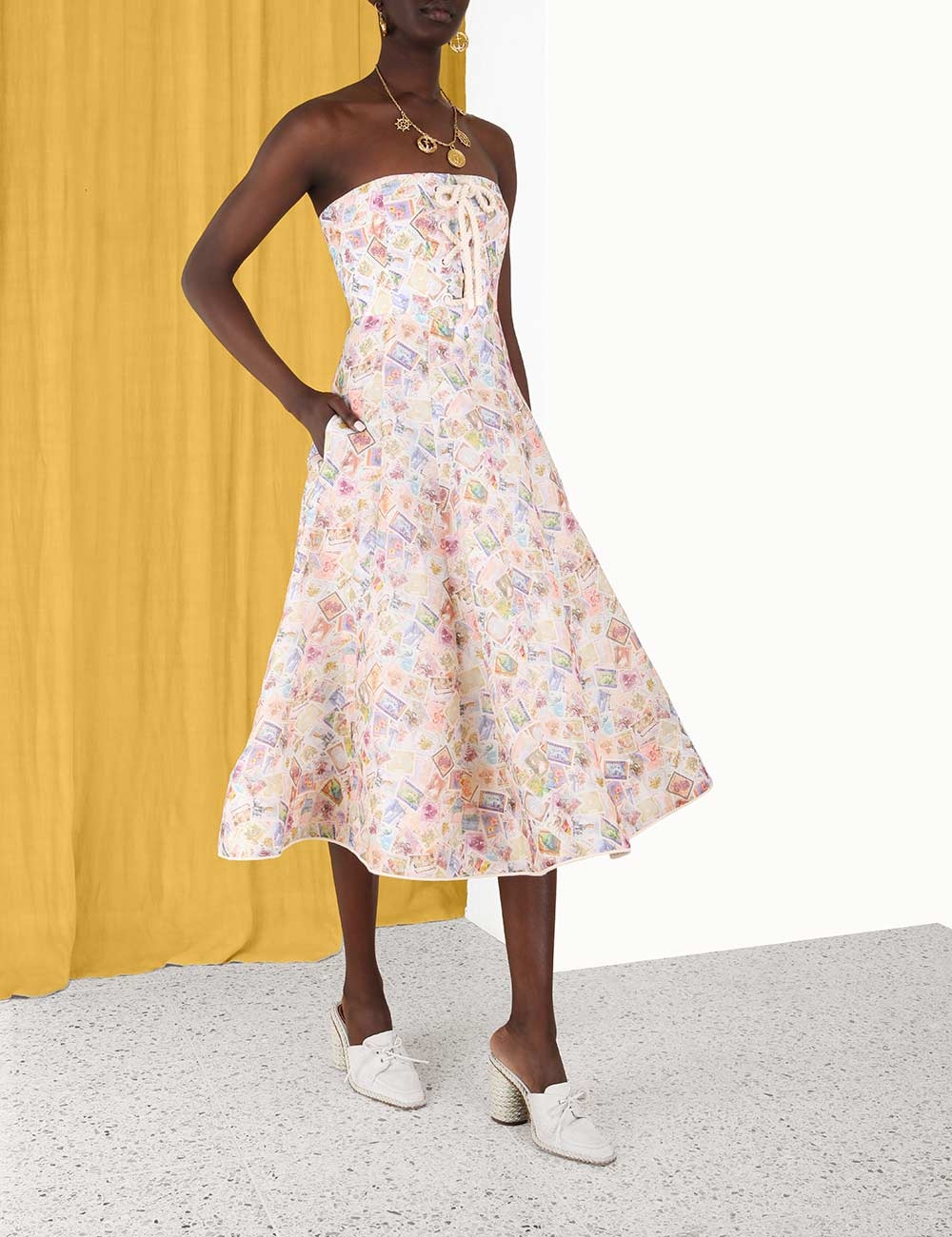 High Tide Laced Midi