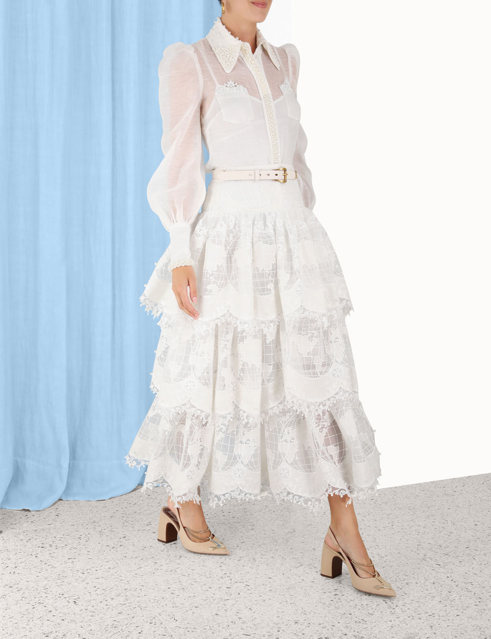 High Tide Embroidered Skirt