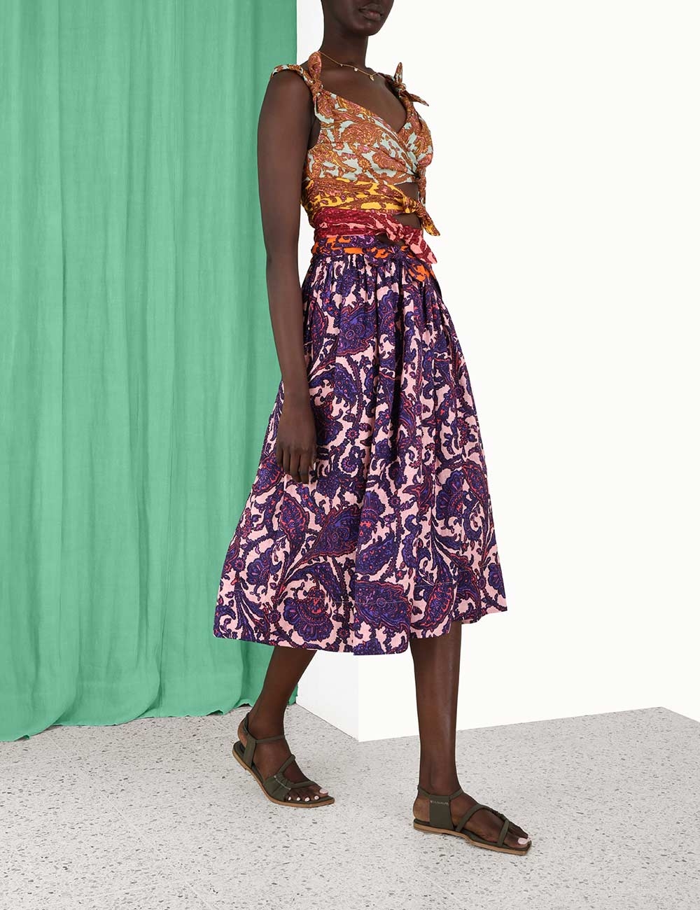 Tiggy Bow Midi Dress