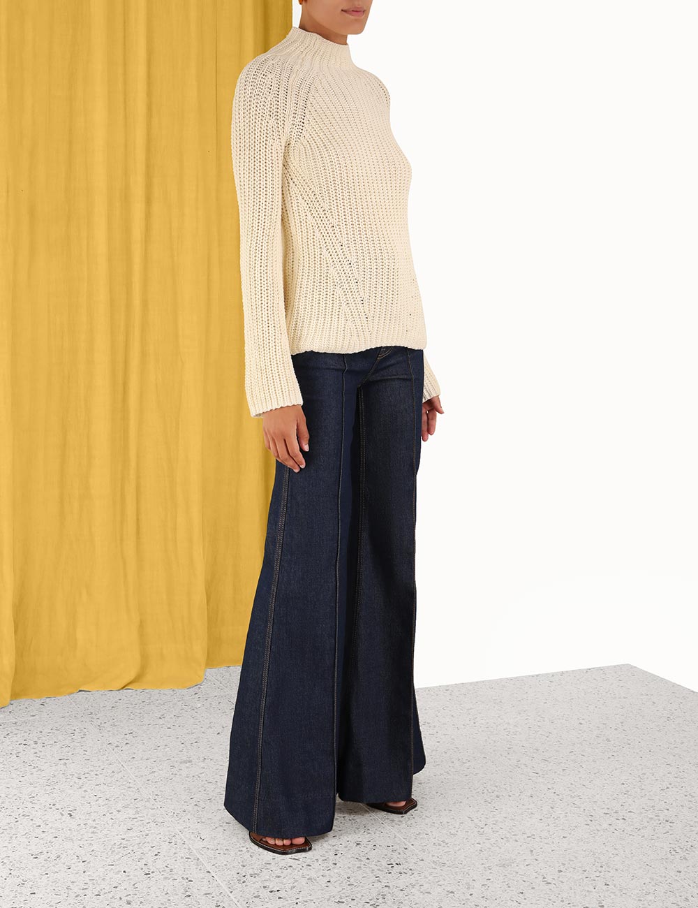 Wonderland Funnel Neck Sweater