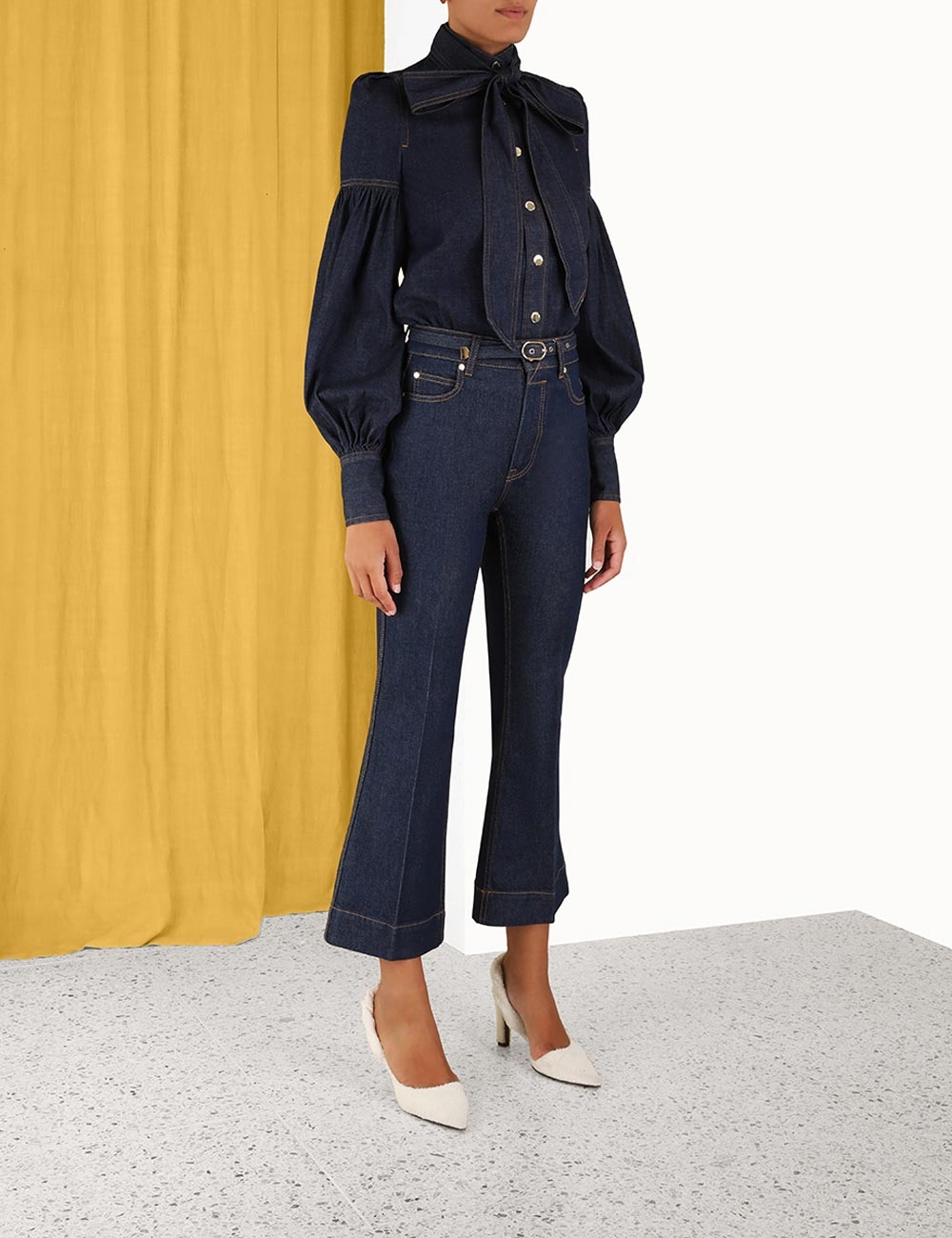Cropped Flare Jean