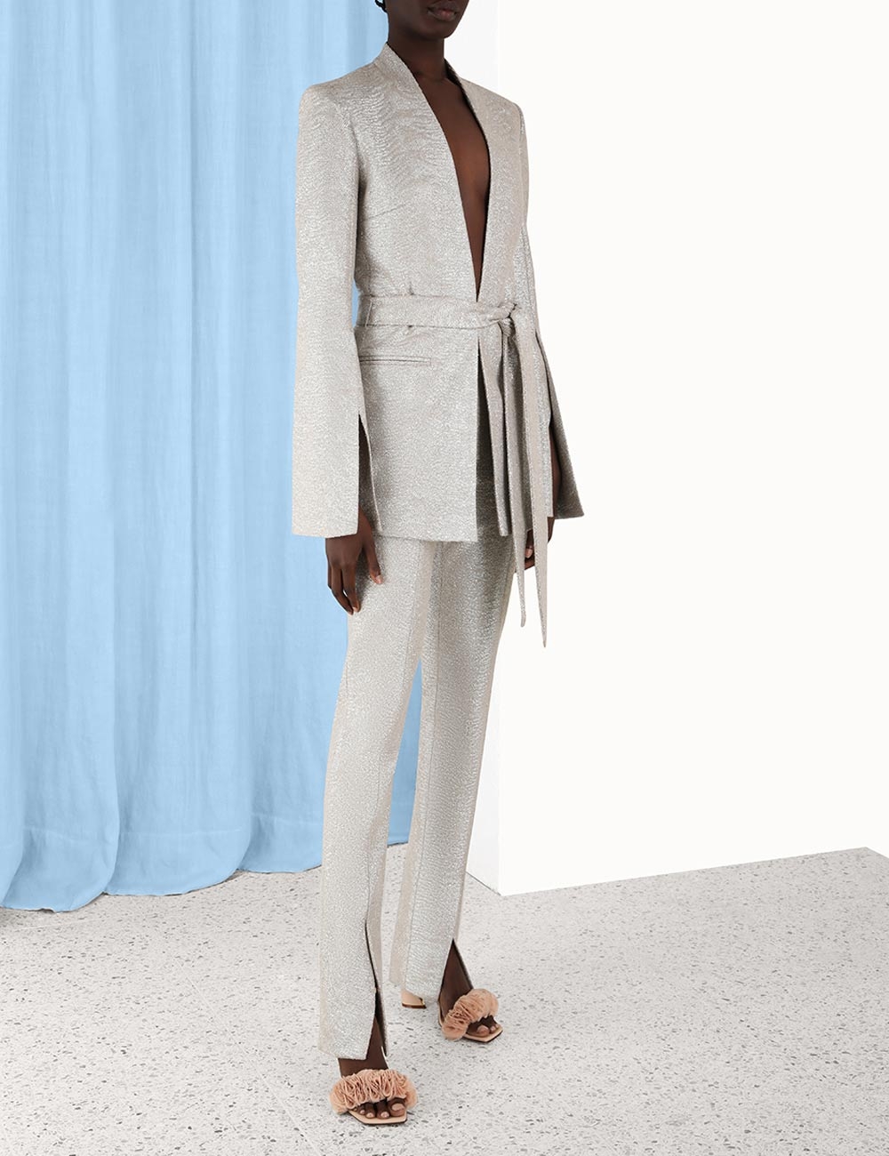 Coaster Metallic Split Pant