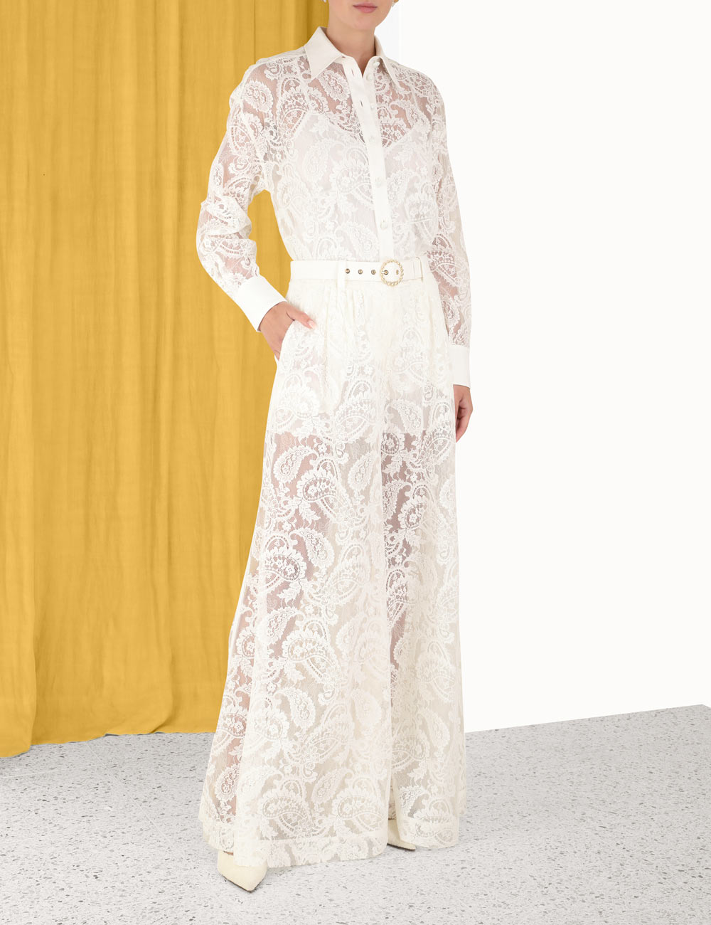 Wonderland Lace Wide Leg Pant