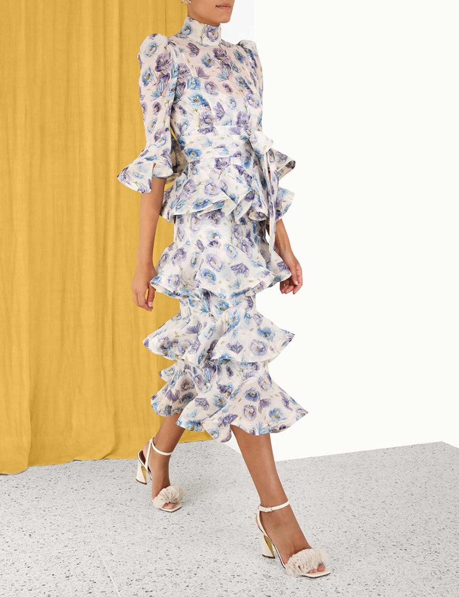 Tama Tiered Midi Dress
