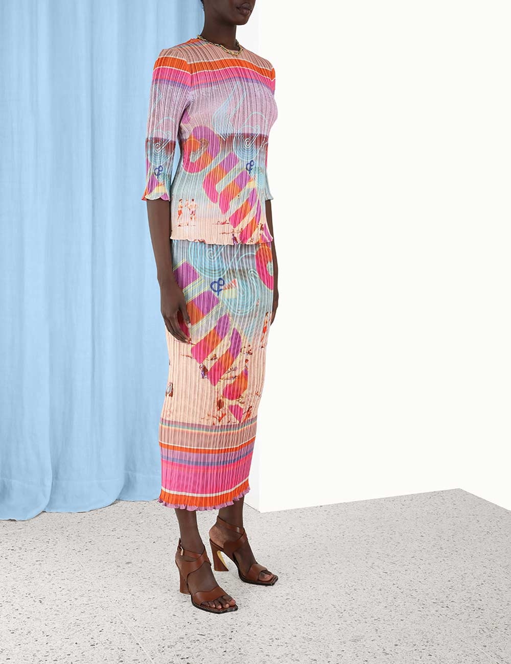 Wonderland Pleated Skirt
