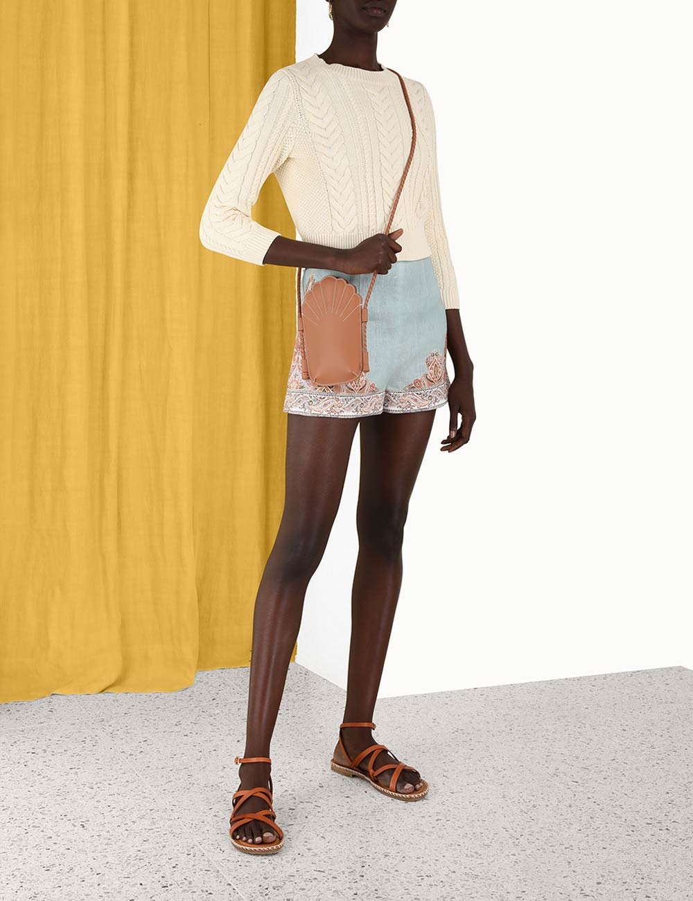 Devi Cable Knit Top