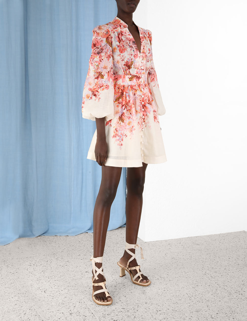 Devi Plunge Mini Dress