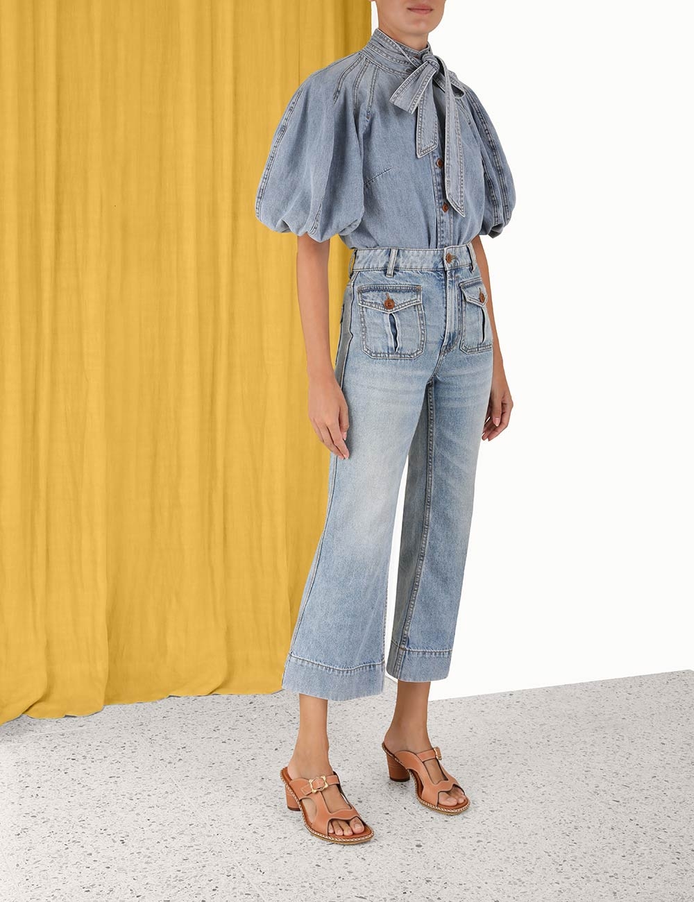 Raie Lantern Sleeve Shirt