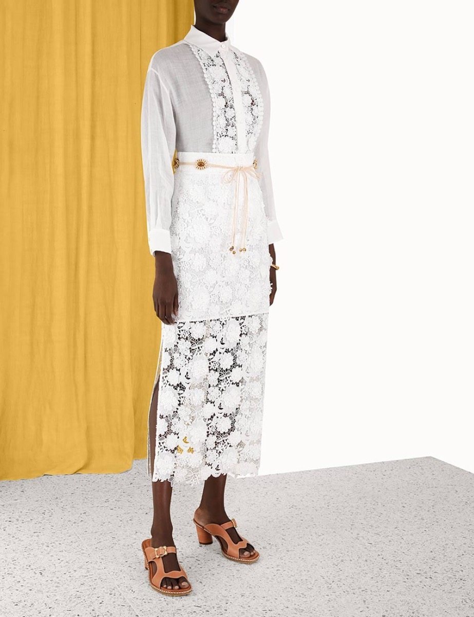 Raie Lace Flower Shirt