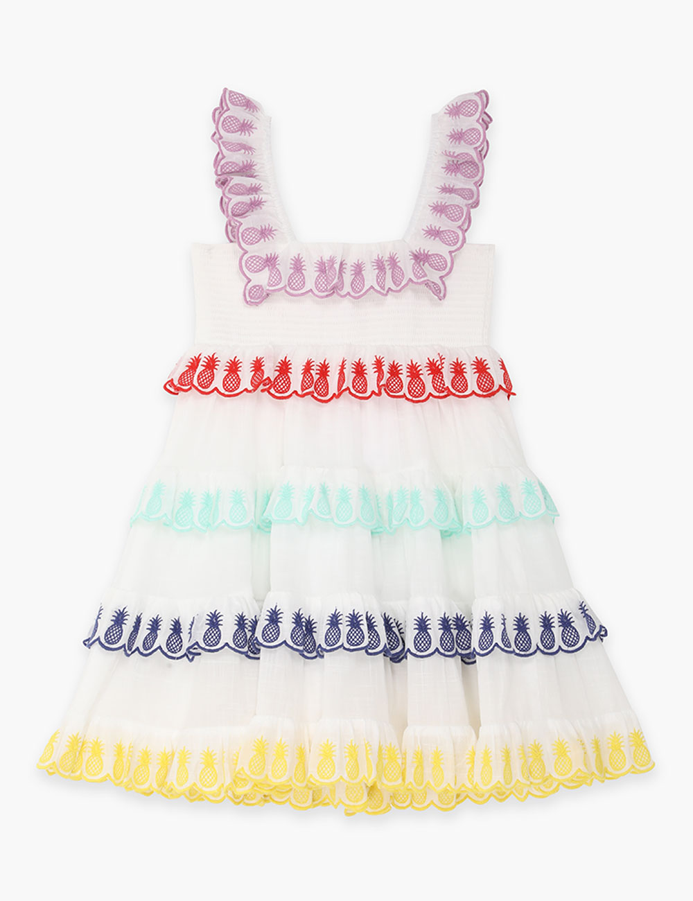 Raie Shirred Picnic Dress