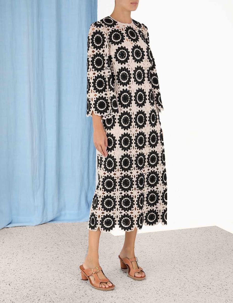 Ginger Lace Midi Dress
