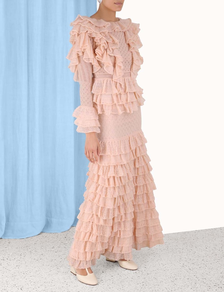 Luminosity Lace Frill Skirt