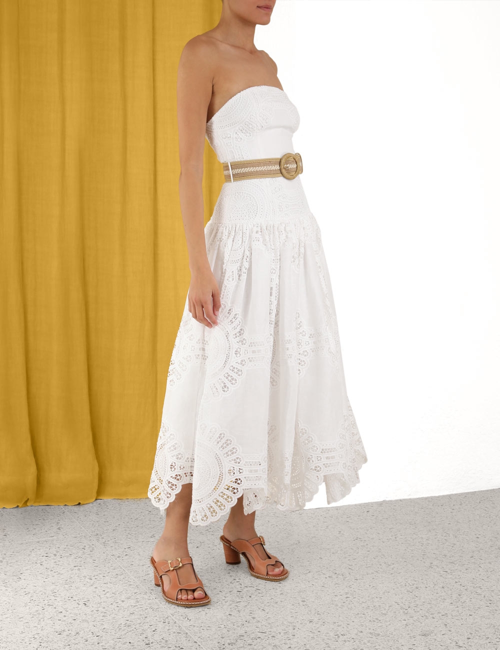 Vacay Strapless Midi Dress