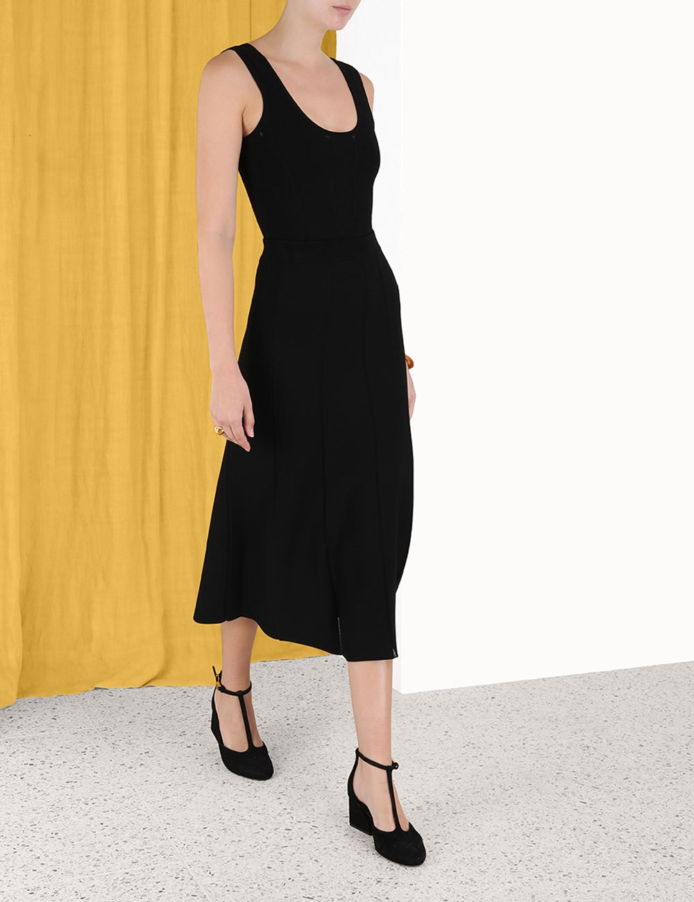 Luminosity Knit Panelled Skirt