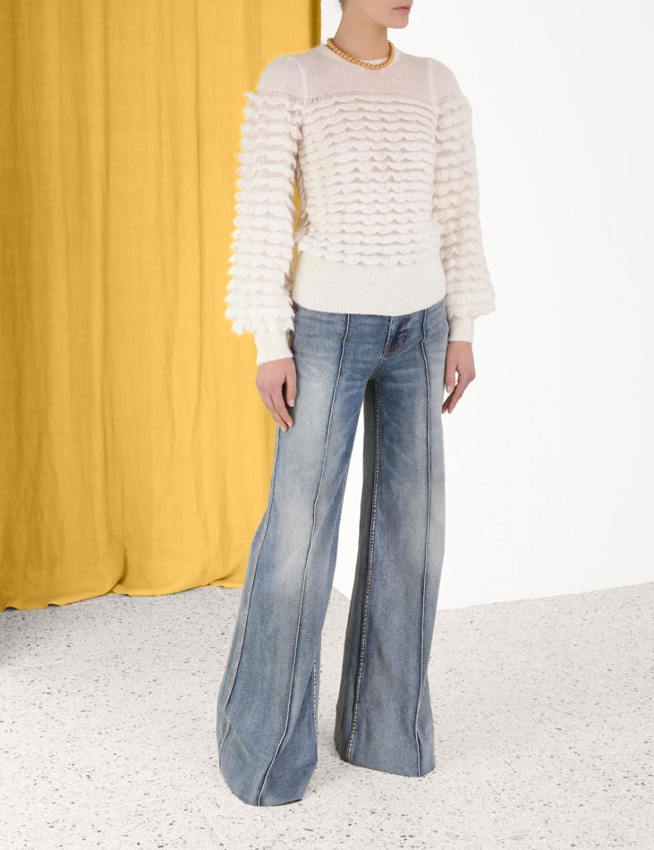 Luminosity Scallop Sweater