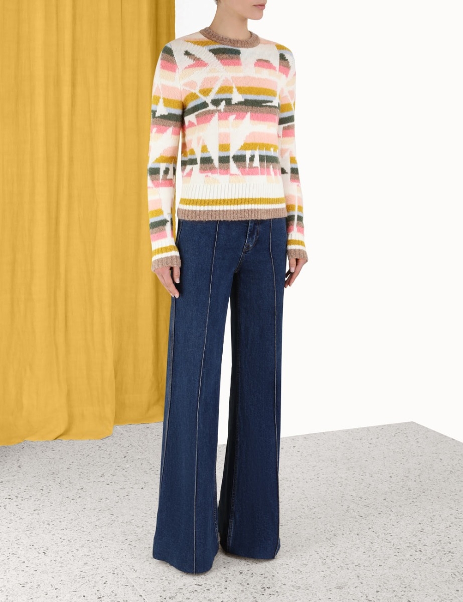 Lyrical Jacquard Sweater