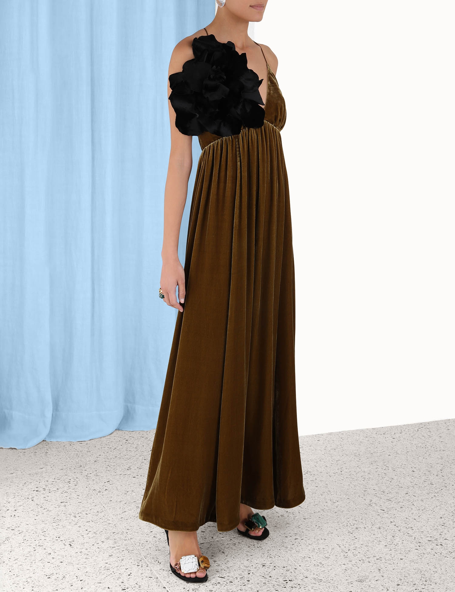 Sensory Velvet Dress