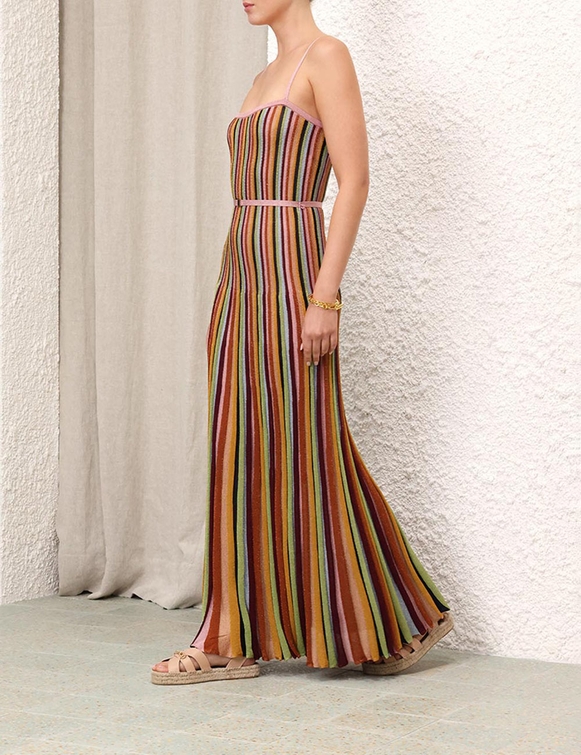 Alight Stripe Midi Dress