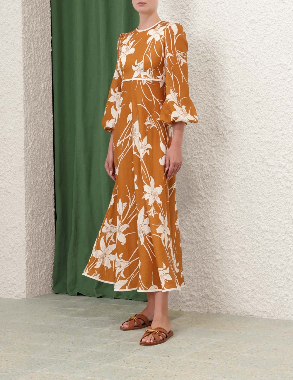 Acadian High Neck Dress