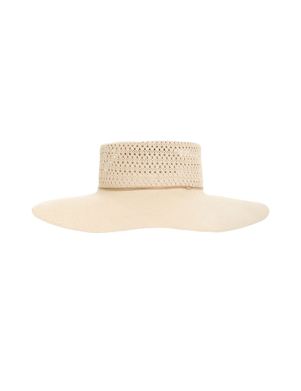 Open Weave Crown Boater