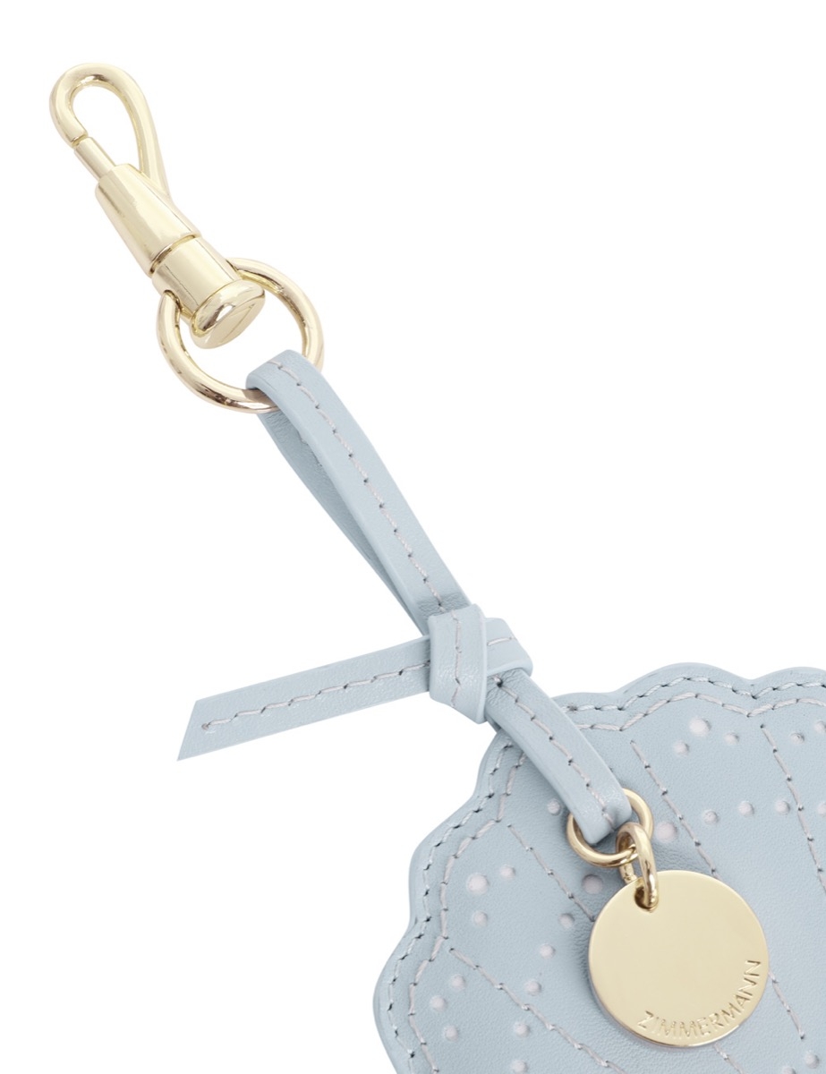 Leather Shell Key Charm