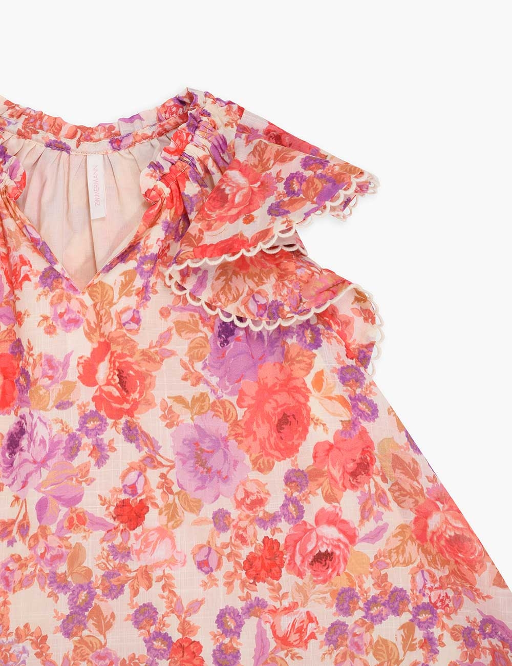 Raie Flounce Sleeve Dress
