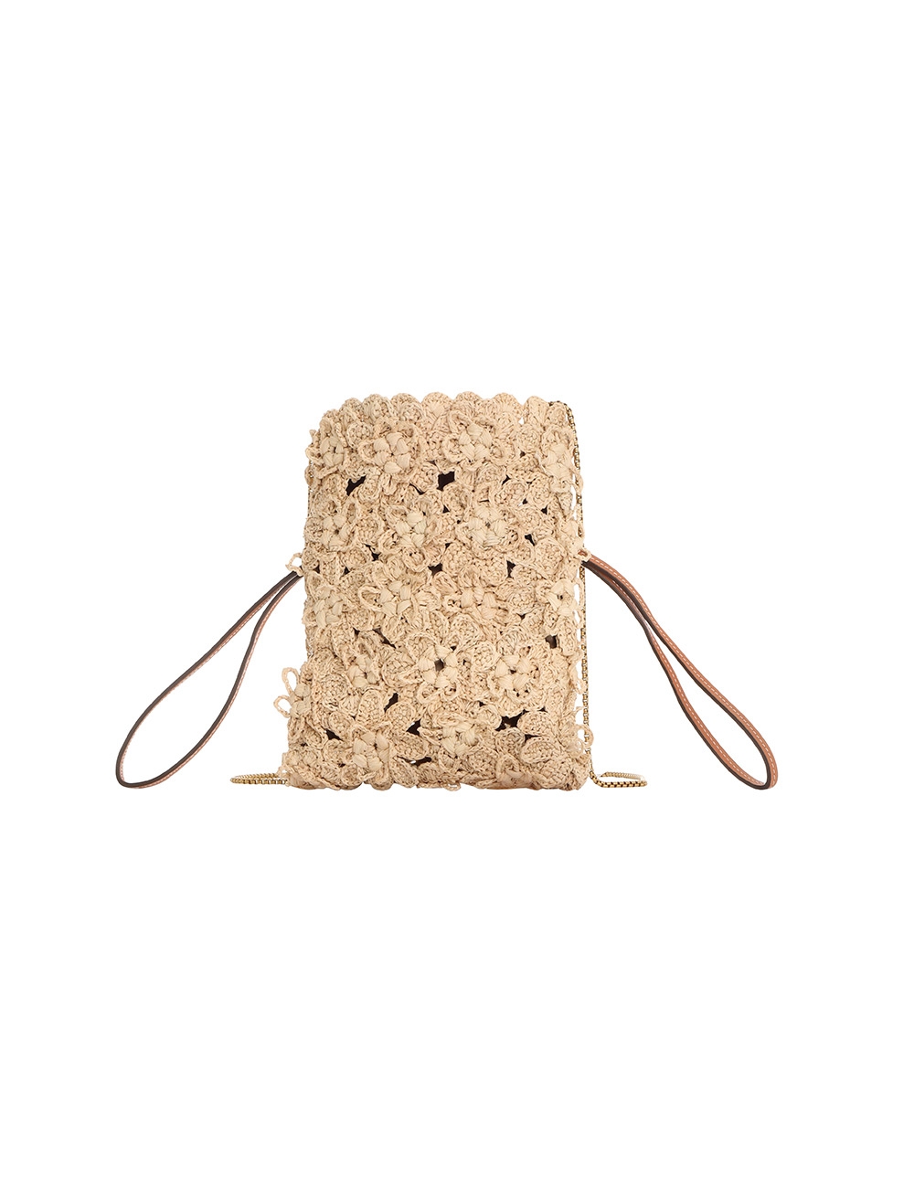 Floral Crochet Pouch