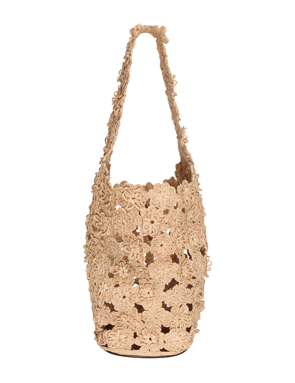 Floral Crochet Tote