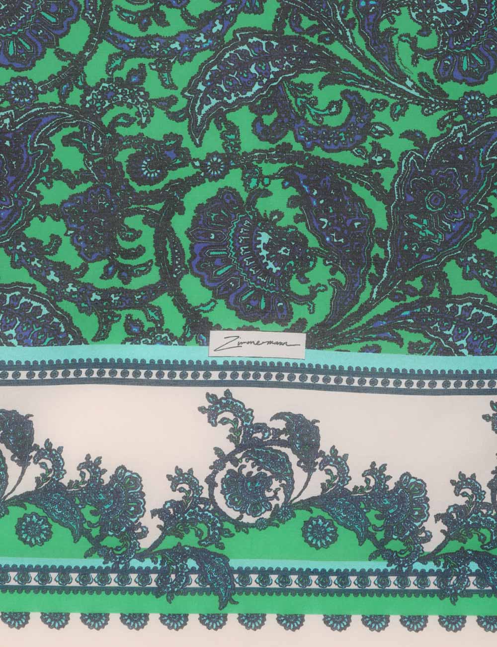 Silk Cotton Square Scarf