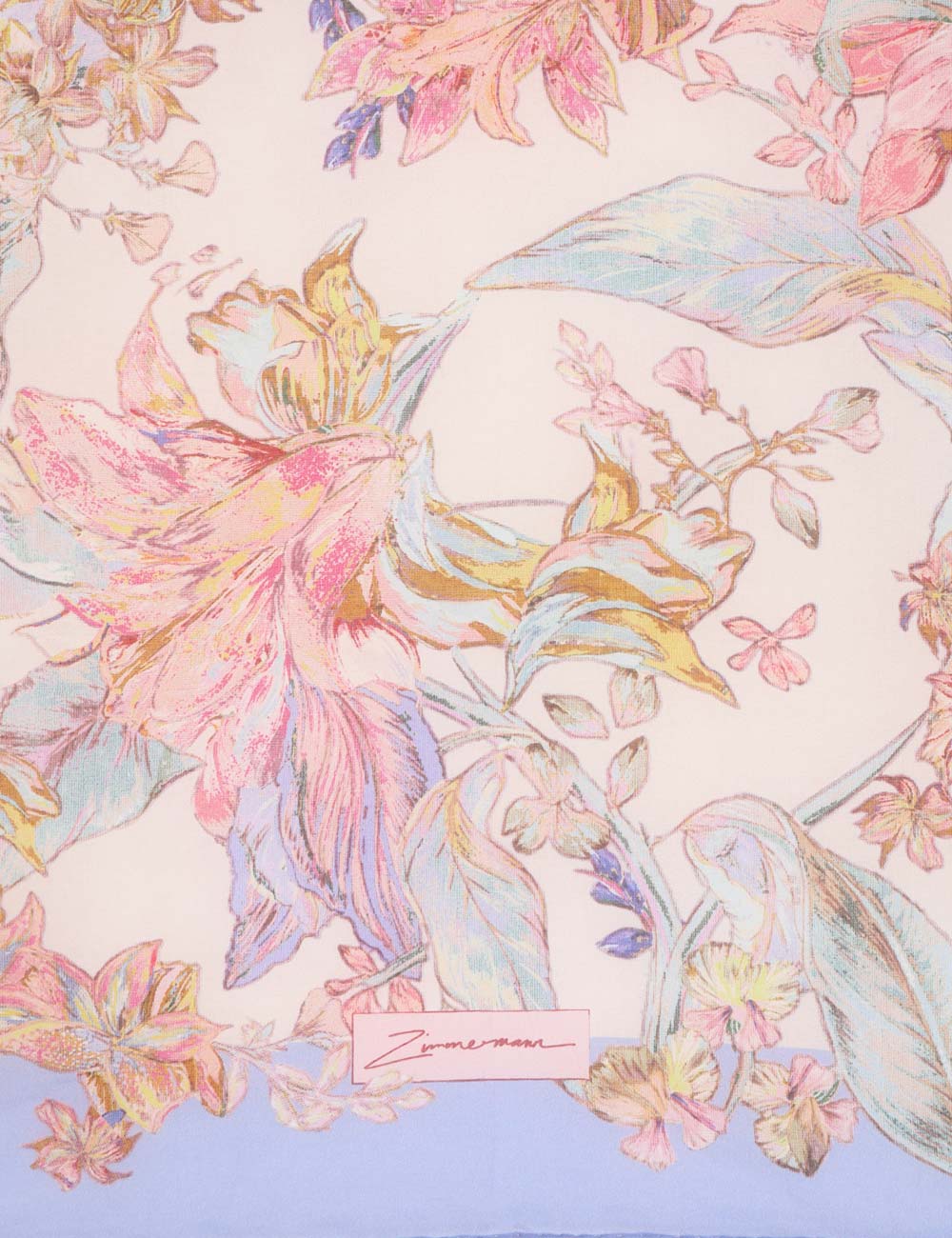 Silk Cotton Square Scarf