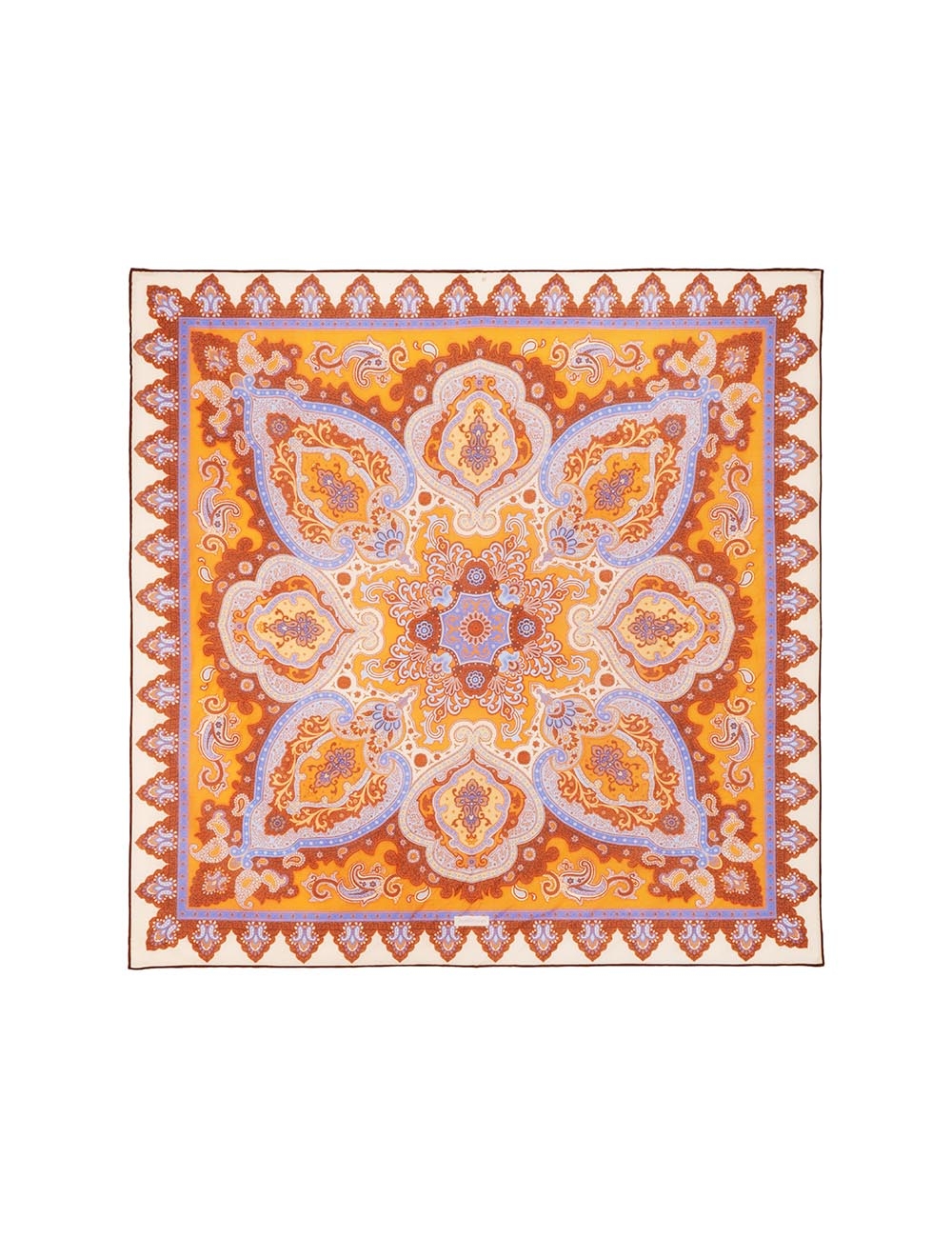 Silk Cotton Square Scarf