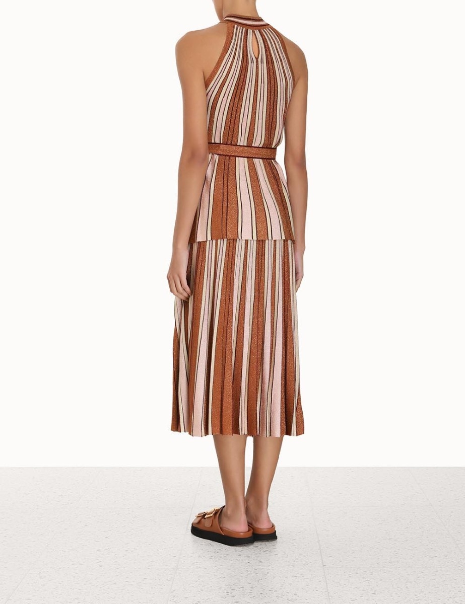 Luminosity Lurex Stripe Skirt