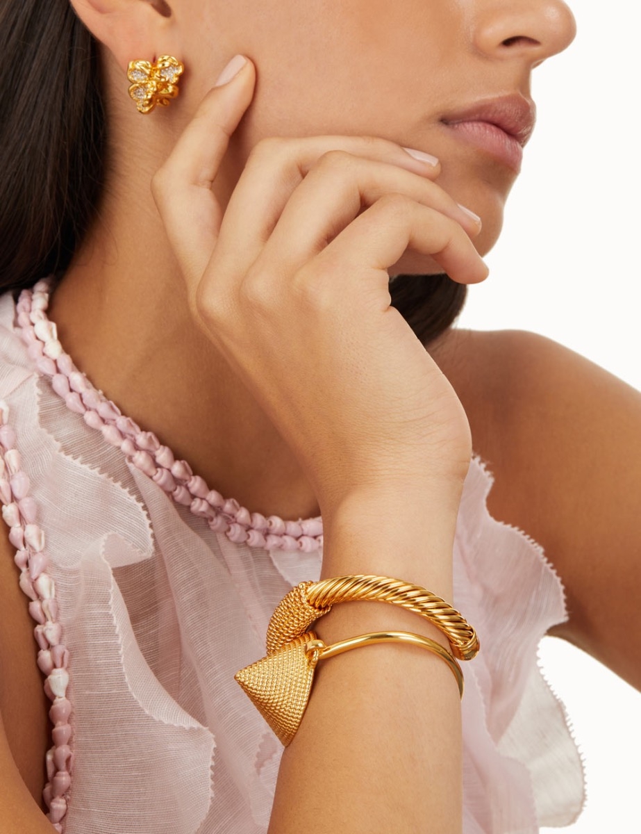 Popcorn Pave Earrings