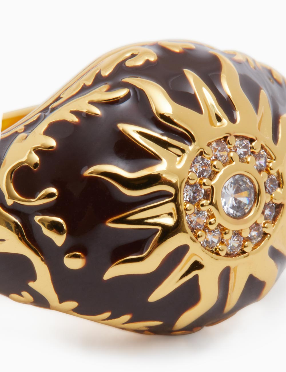 Enamel Signet Ring