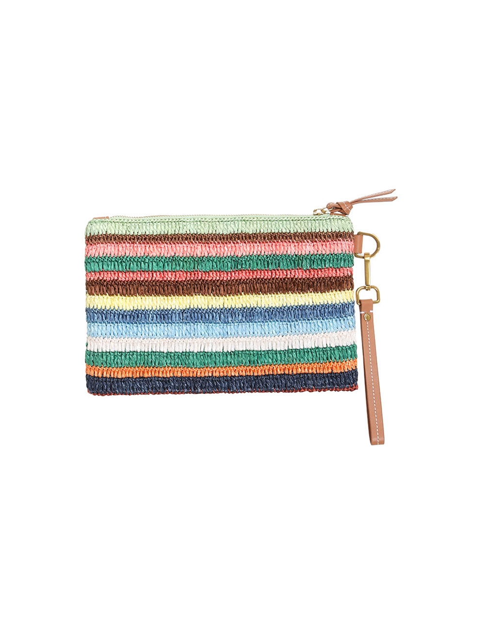 Woven Stripe Pouch