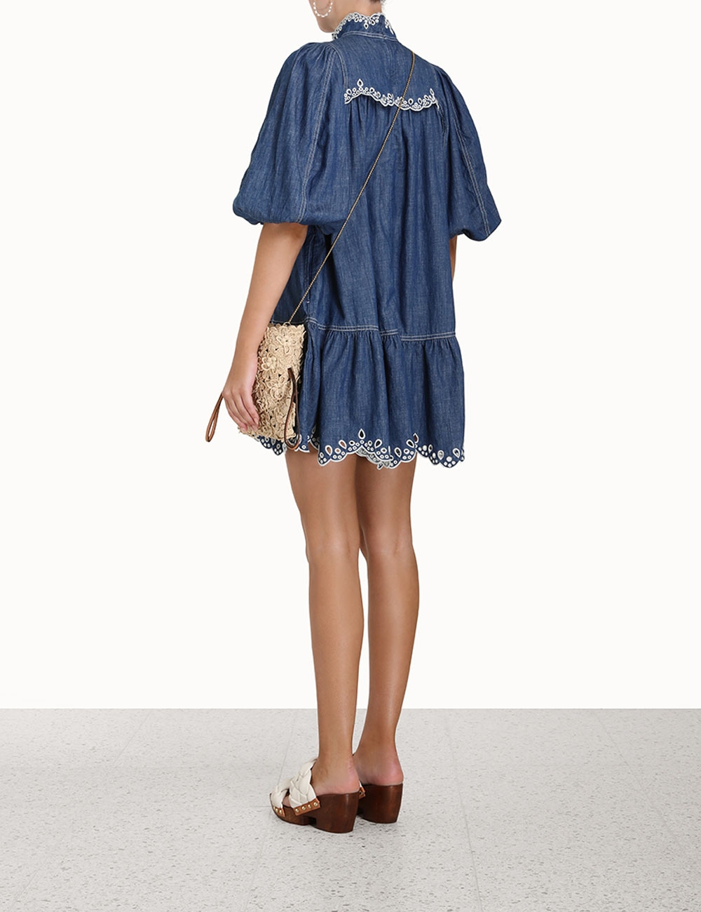 Laurel Scallop Mini Dress
