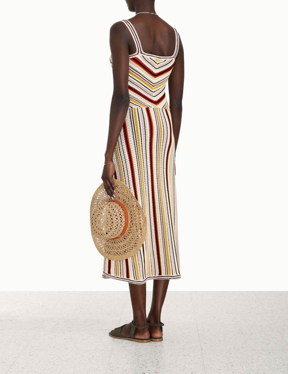 Vitali Multi Stripe Knit Dress