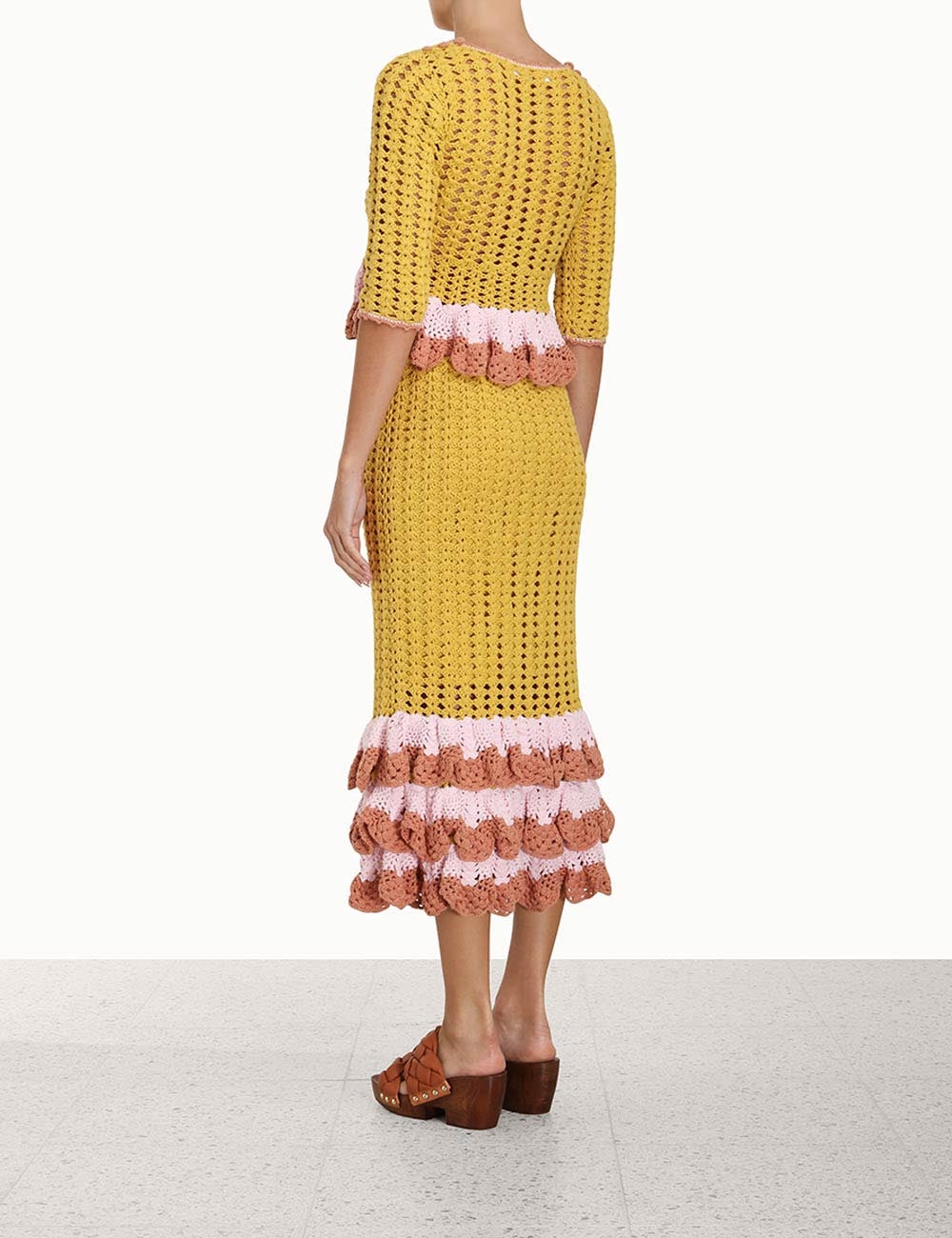 Laurel Crochet Midi Skirt