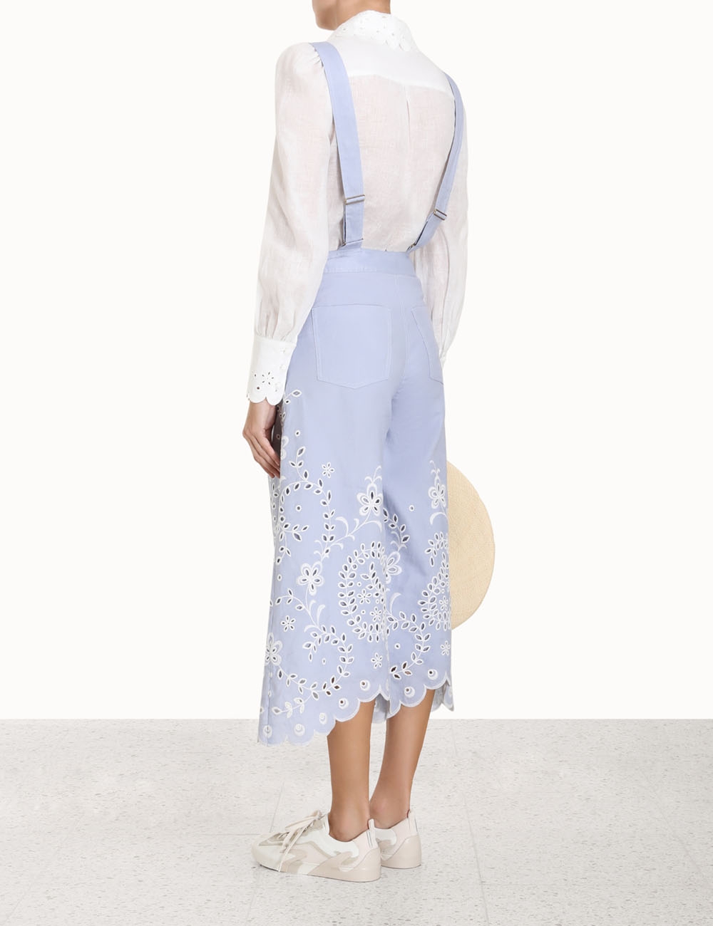 Clover Embroidered Overall
