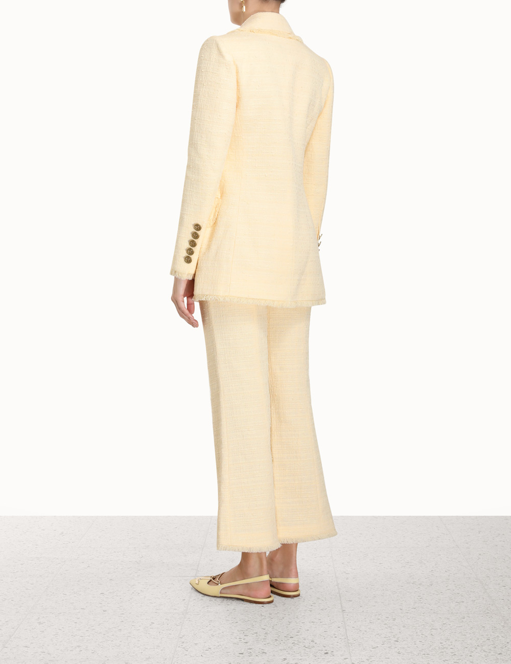 High Tide Tweed Crop Flare