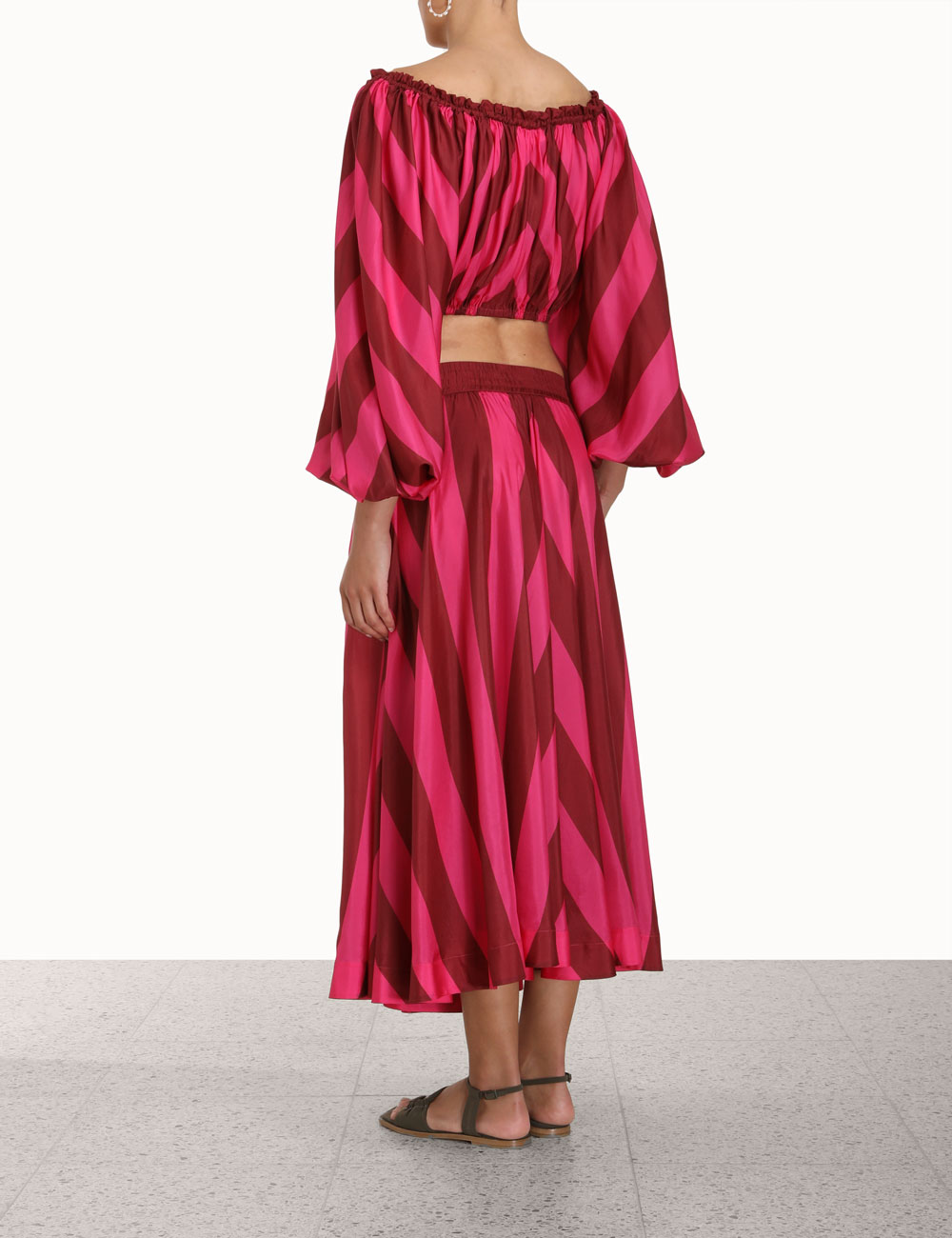 Tiggy Chevron Full Skirt