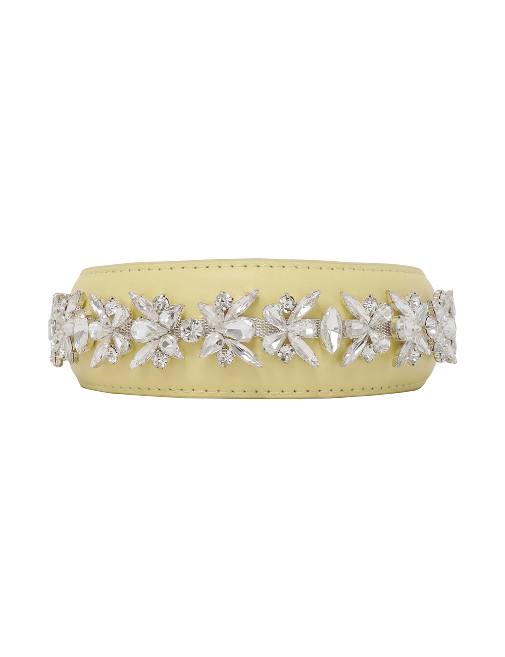 Leather Crystal Headband