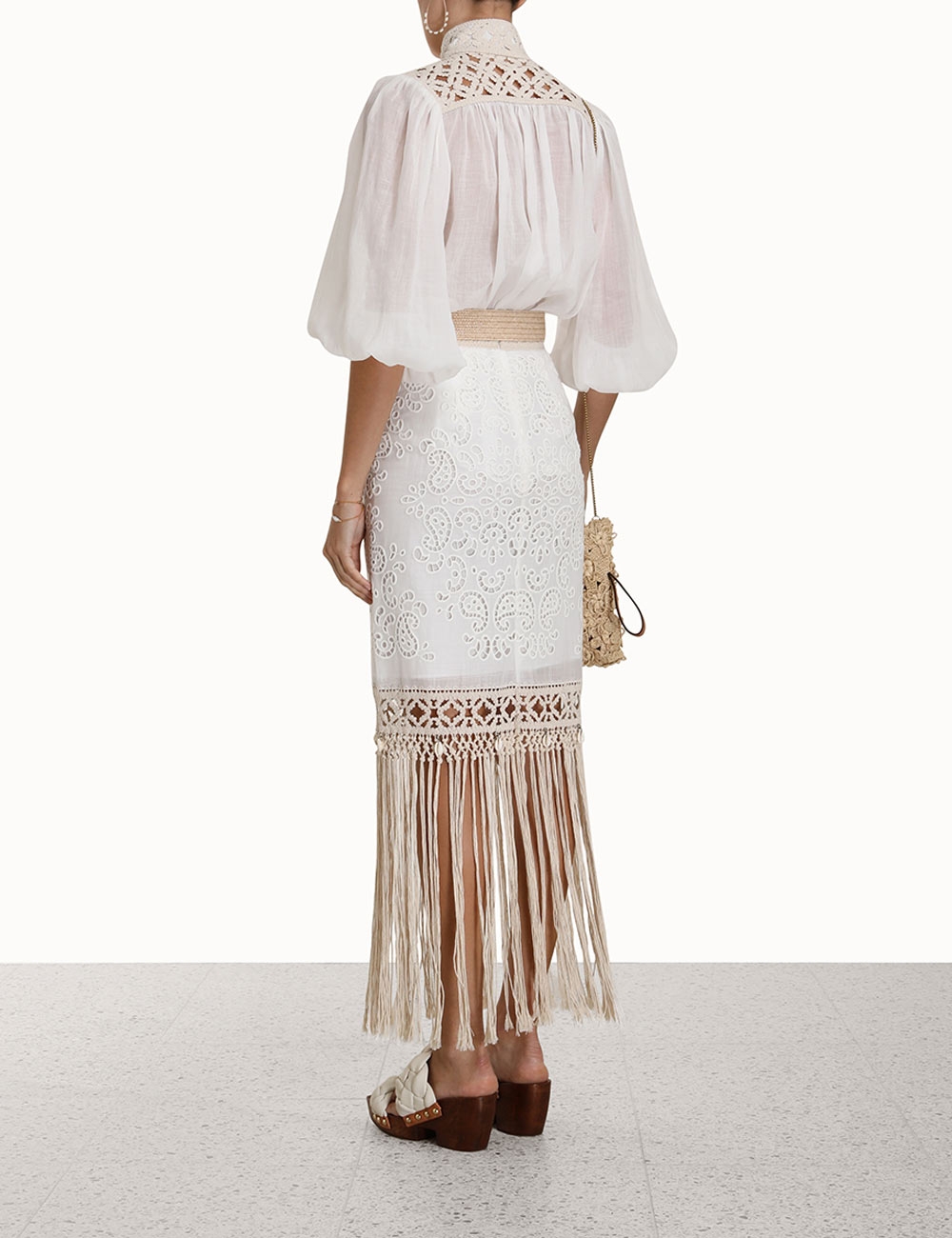 Vitali Lace Yoke Blouse